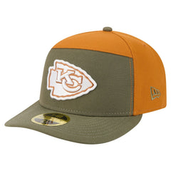 Kansas City Chiefs New Era Two-Tone Color Pack Split Panel 59FIFTY Fitted Hat