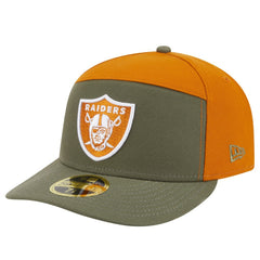 Las Vegas Raiders New Era Two-Tone Color Pack Split Panel 59FIFTY Fitted Hat