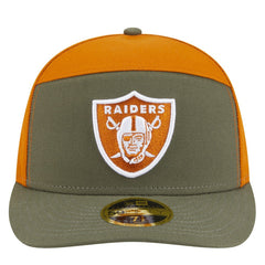 Las Vegas Raiders New Era Two-Tone Color Pack Split Panel 59FIFTY Fitted Hat
