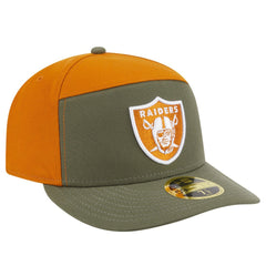 Las Vegas Raiders New Era Two-Tone Color Pack Split Panel 59FIFTY Fitted Hat