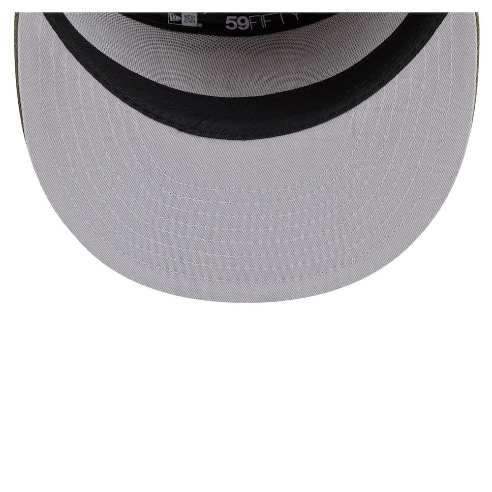 Las Vegas Raiders New Era Two-Tone Color Pack Split Panel 59FIFTY Fitted Hat