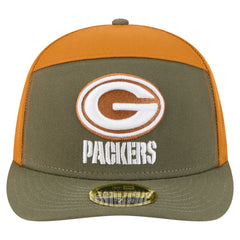 Green Bay Packers New Era Two-Tone Color Pack Split Panel 59FIFTY Fitted Hat