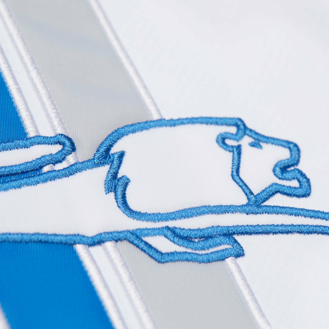 Detroit Lions Mitchell & Ness Vintage Logo Coaches Full-Snap Hoodie Jacket