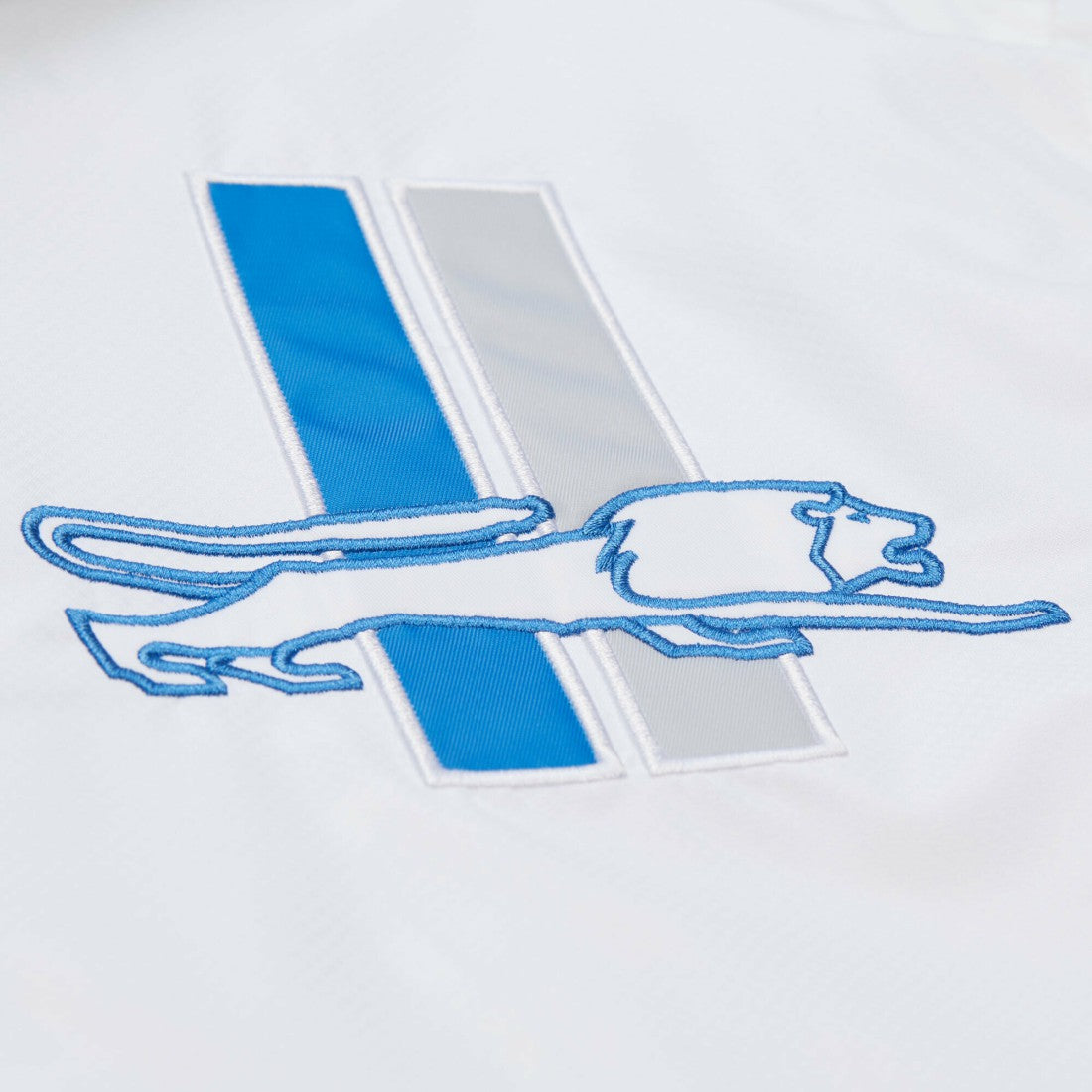 Detroit Lions Mitchell & Ness Vintage Logo Coaches Full-Snap Hoodie Jacket