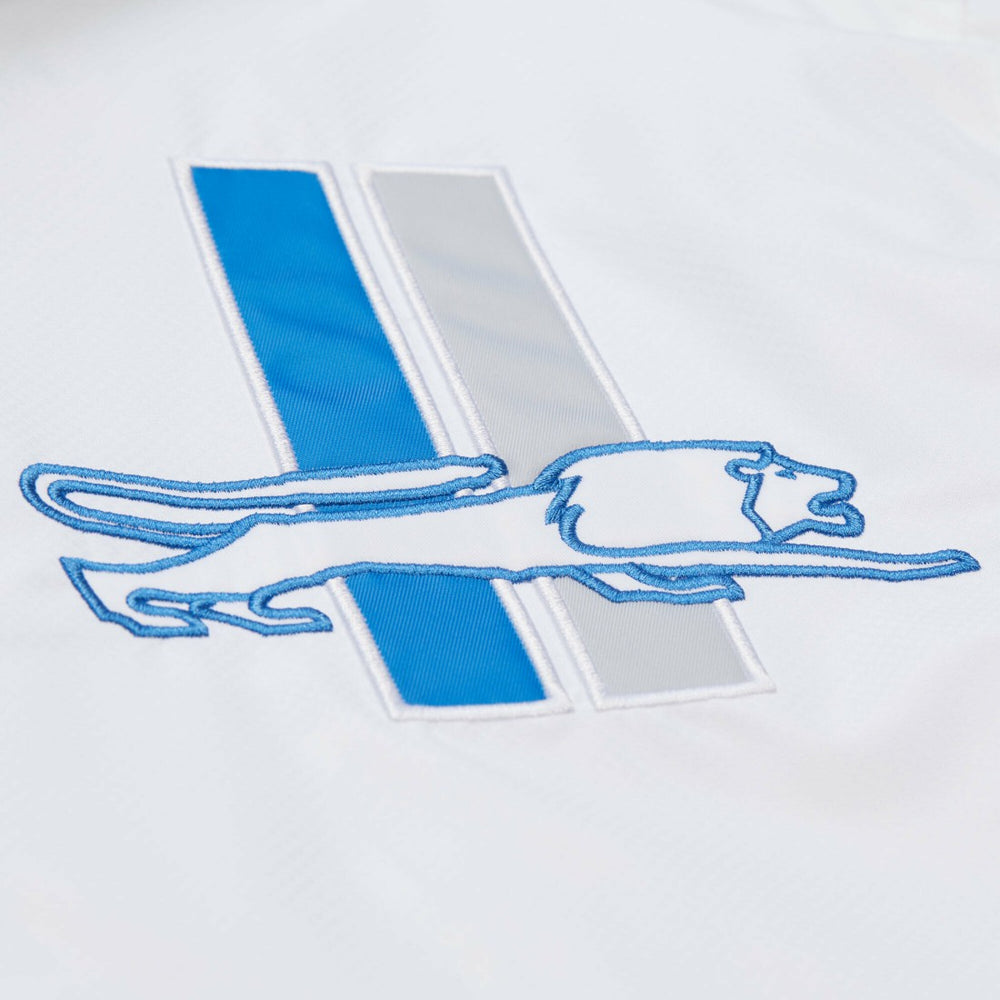 Detroit Lions Mitchell & Ness Vintage Logo Coaches Full-Snap Hoodie Jacket