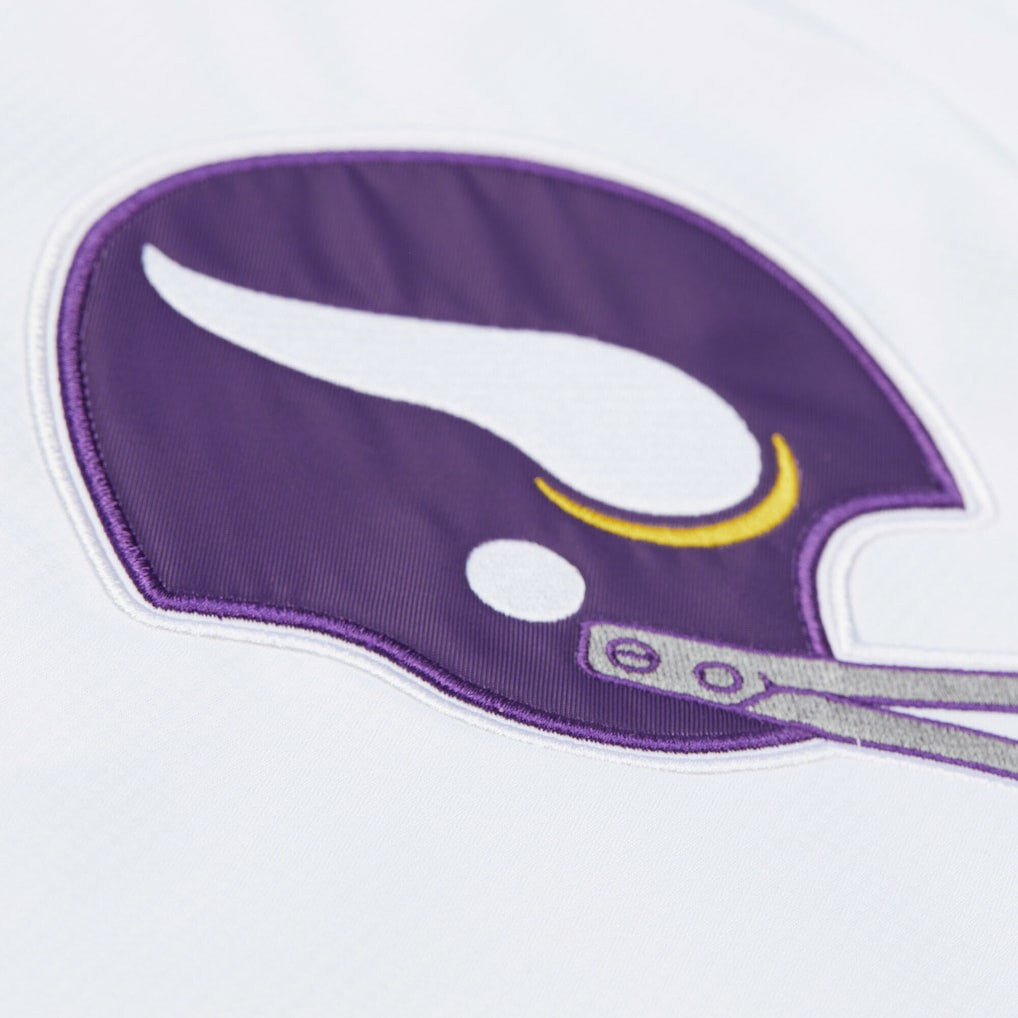 Minnesota Vikings Mitchell & Ness Vintage Logo Coaches Full-Snap Hoodie Jacket
