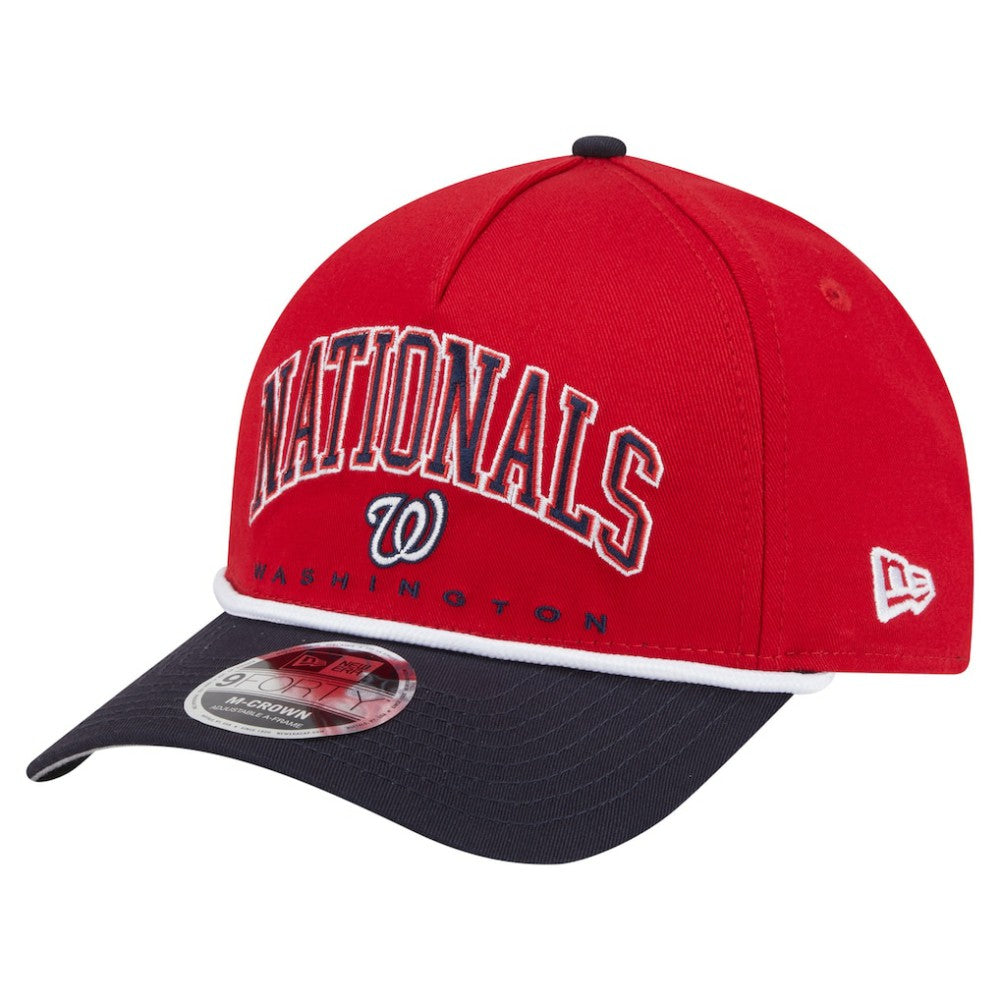 Washington Nationals New Era Arch 9FORTY A-Frame M-Crown Adjustable Hat | MLB Sale