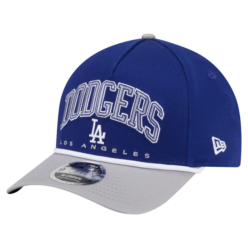 Los Angeles Dodgers New Era Arch 9FORTY A-Frame M-Crown Adjustable Hat | MLB For sale