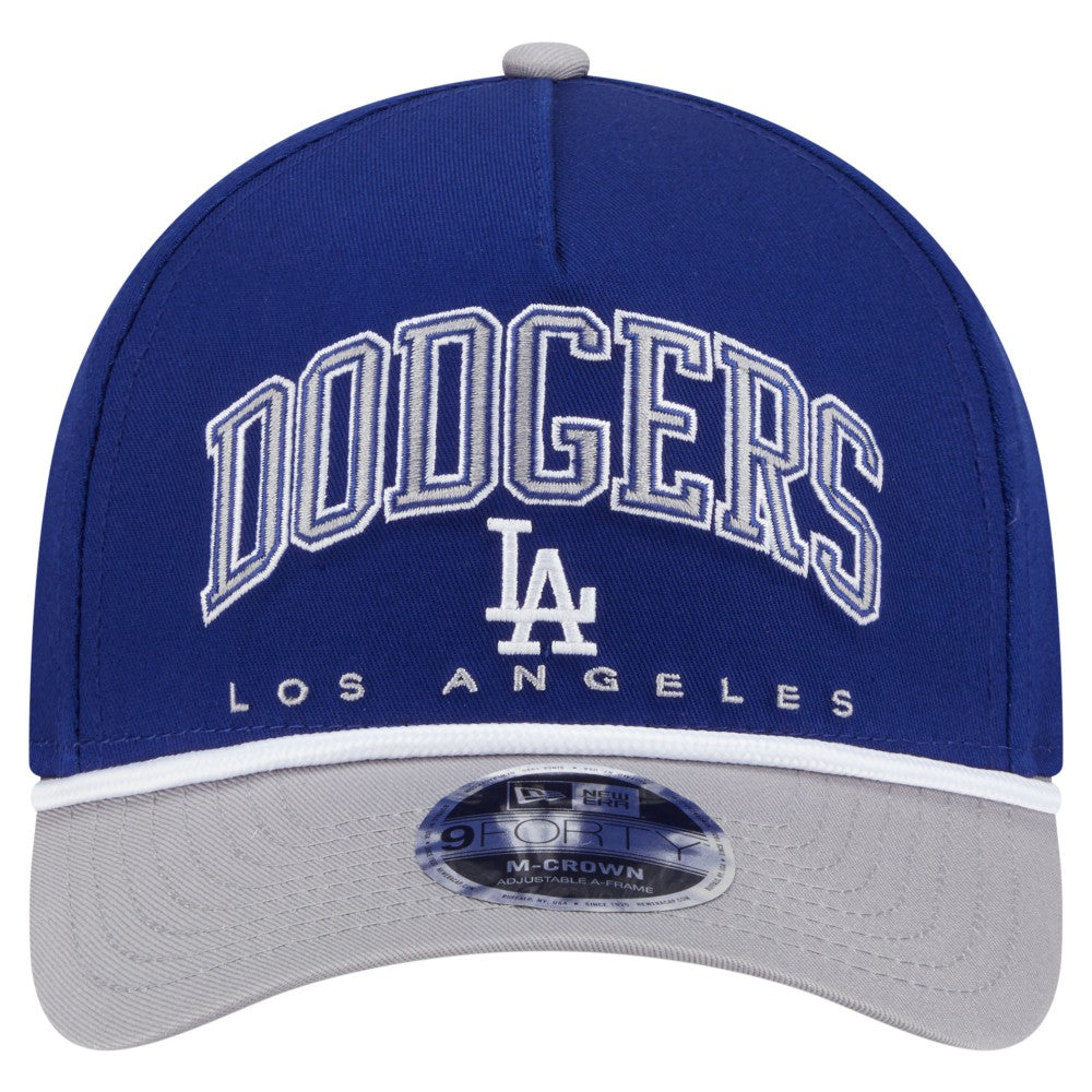 Los Angeles Dodgers New Era Arch 9FORTY A-Frame M-Crown Adjustable Hat | MLB For sale