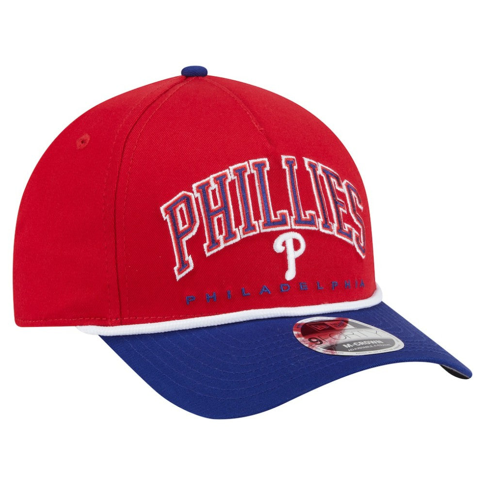 Philadelphia Phillies New Era Arch 9FORTY A-Frame M-Crown Adjustable Hat | MLB Online