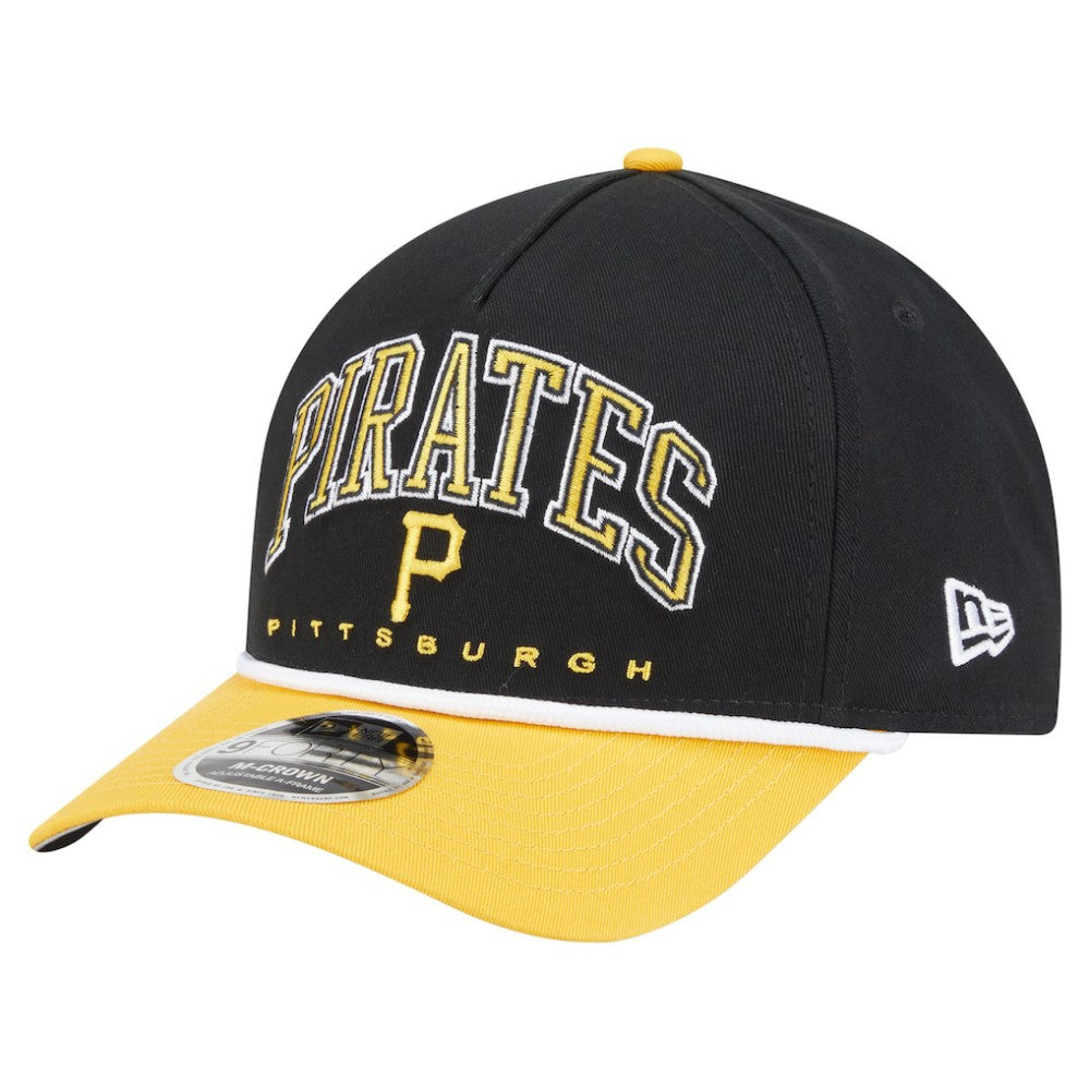 Pittsburgh Pirates New Era Arch 9FORTY A-Frame M-Crown Adjustable Hat | MLB US