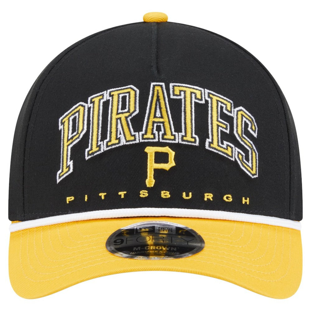 Pittsburgh Pirates New Era Arch 9FORTY A-Frame M-Crown Adjustable Hat | MLB US