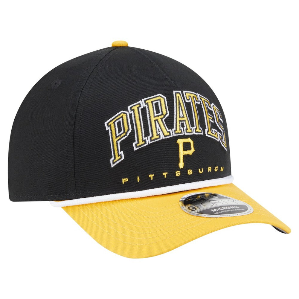 Pittsburgh Pirates New Era Arch 9FORTY A-Frame M-Crown Adjustable Hat | MLB US