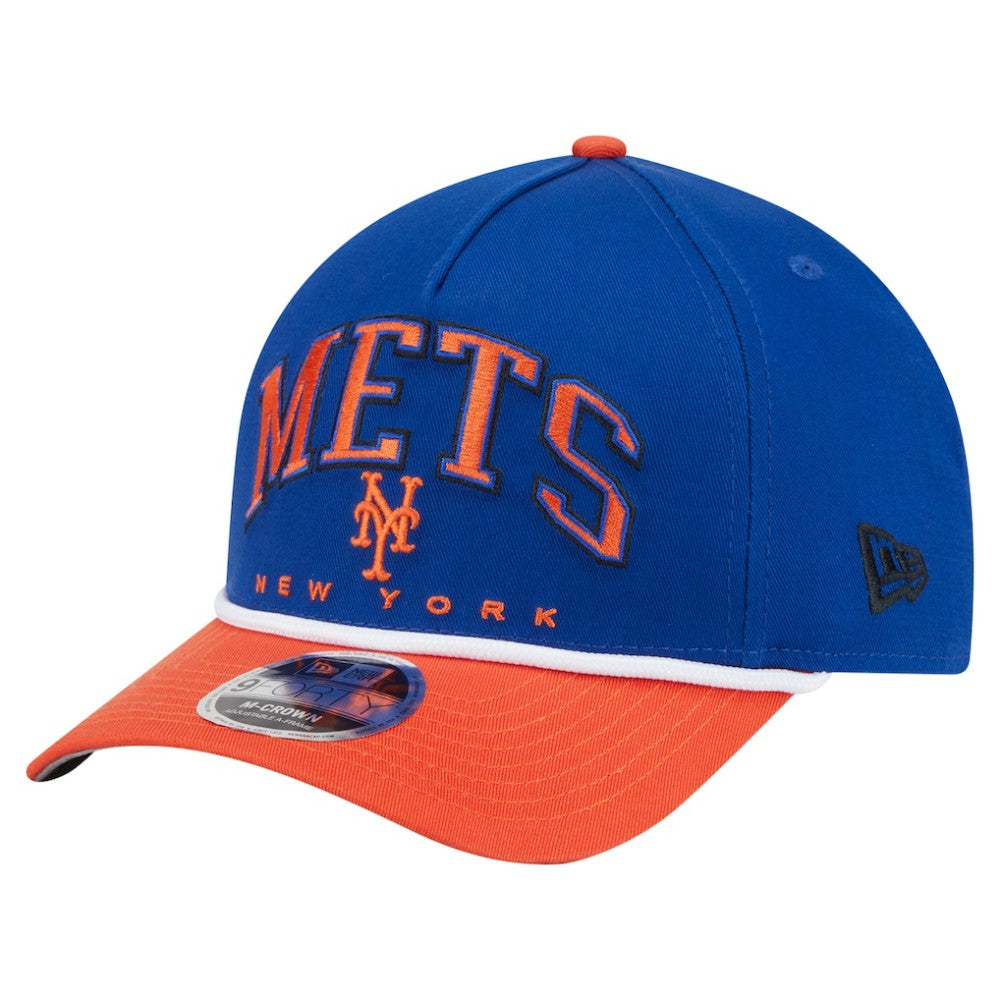 New York Mets New Era Arch 9FORTY A-Frame M-Crown Adjustable Hat | MLB US
