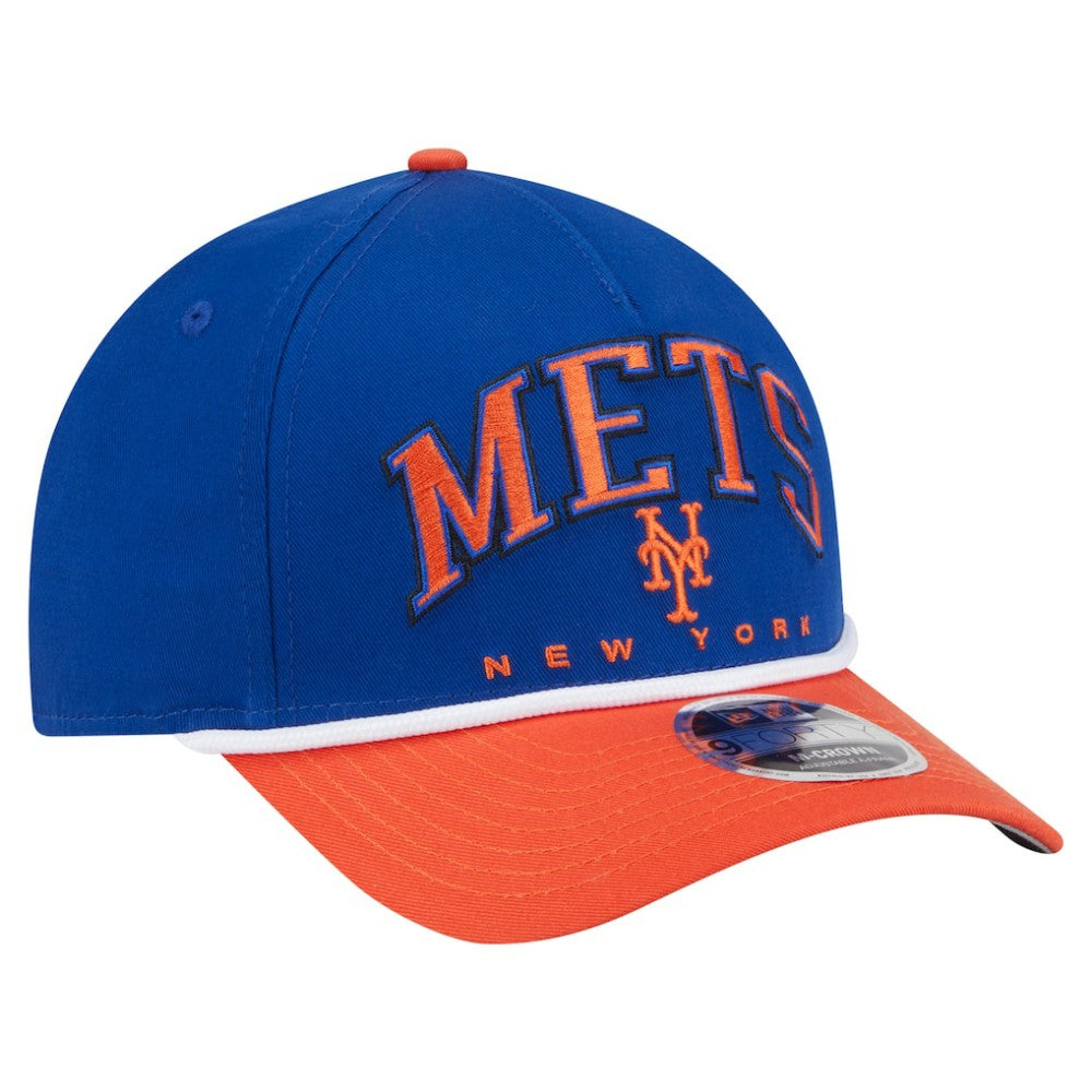 New York Mets New Era Arch 9FORTY A-Frame M-Crown Adjustable Hat | MLB US