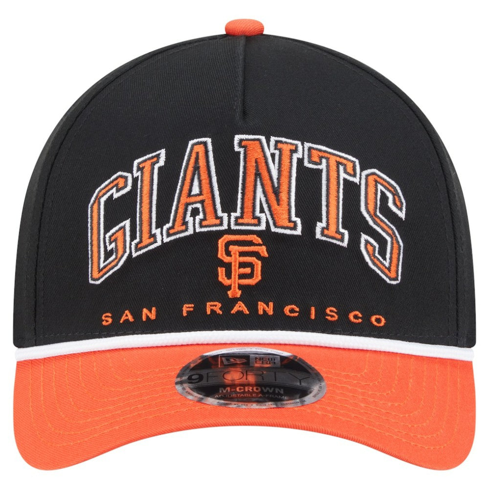 San Francisco Giants New Era Arch 9FORTY A-Frame M-Crown Adjustable Hat | MLB Shop