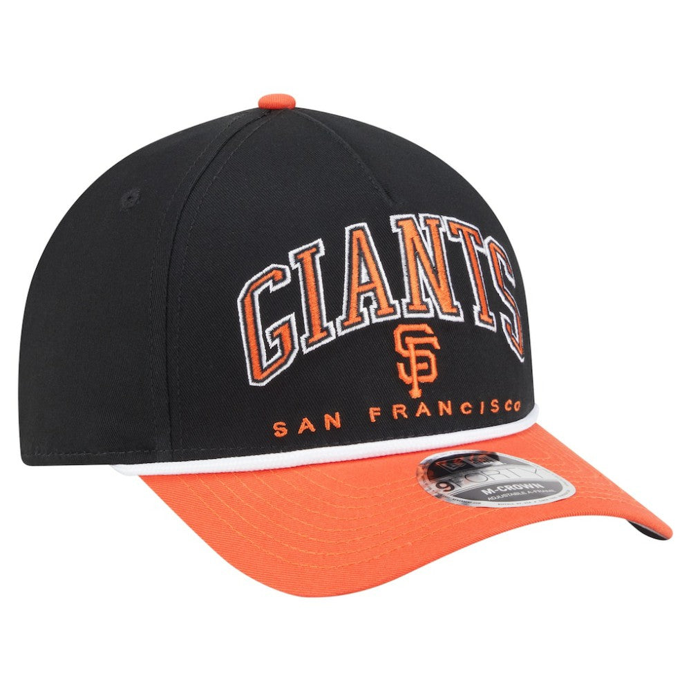 San Francisco Giants New Era Arch 9FORTY A-Frame M-Crown Adjustable Hat | MLB Shop