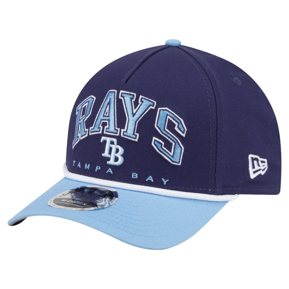 Tampa Bay Rays New Era Arch 9FORTY A-Frame M-Crown Adjustable Hat | MLB Shop