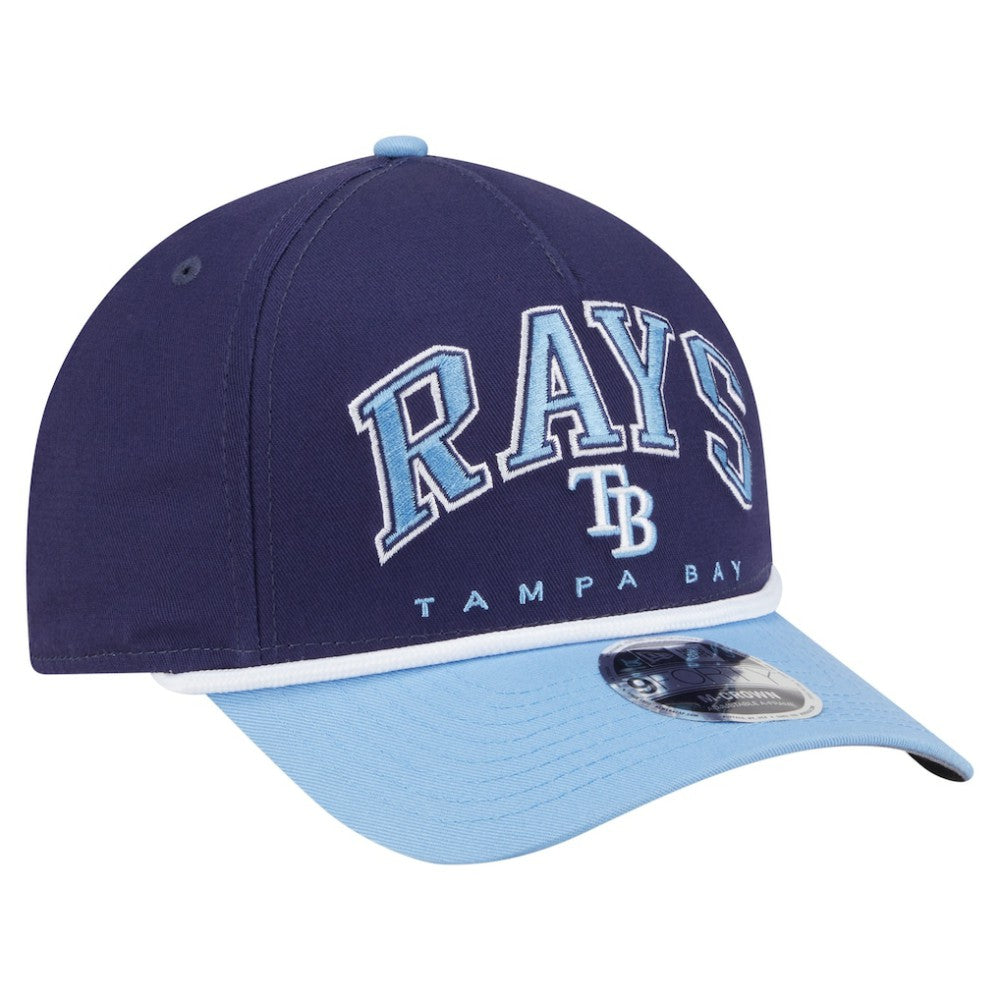 Tampa Bay Rays New Era Arch 9FORTY A-Frame M-Crown Adjustable Hat | MLB Shop