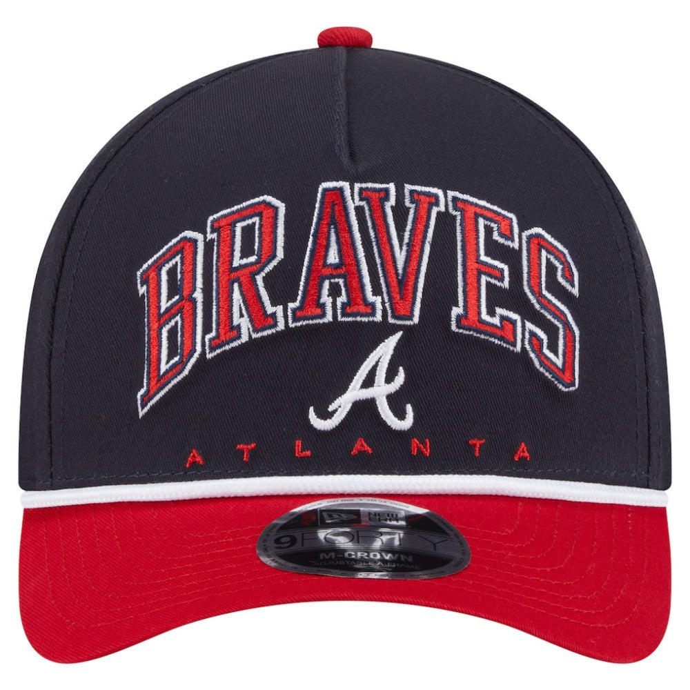 Atlanta Braves New Era Arch 9FORTY A-Frame M-Crown Adjustable Hat | MLB Near me