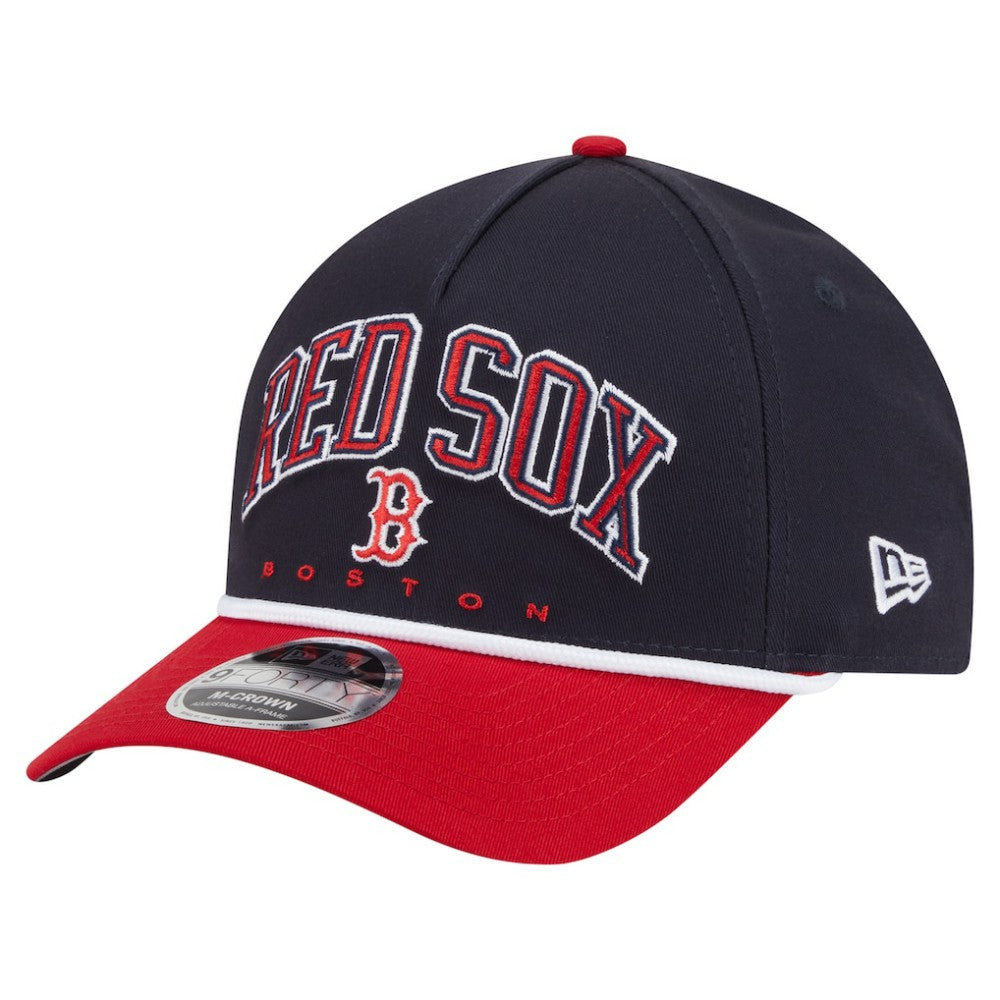 Boston Red Sox New Era Arch 9FORTY A-Frame M-Crown Adjustable Hat | MLB US