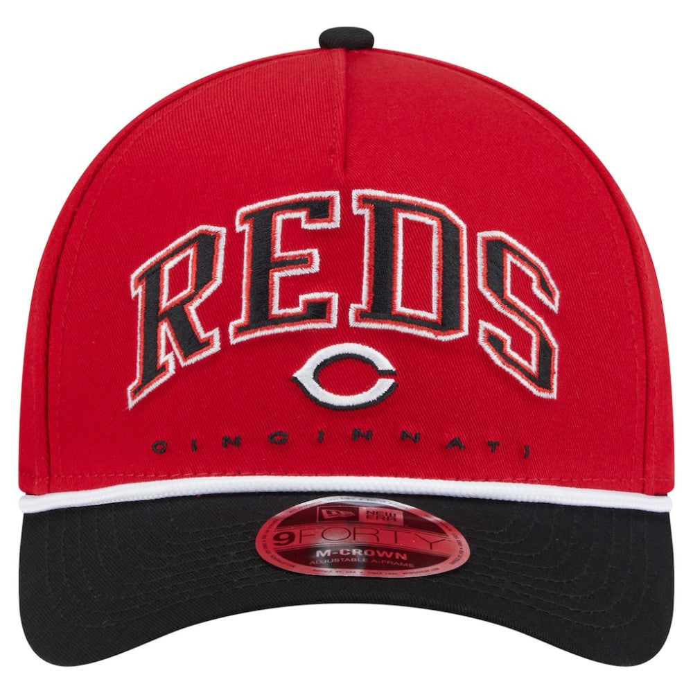 Cincinnati Reds New Era Arch 9FORTY A-Frame M-Crown Adjustable Hat | MLB Sale