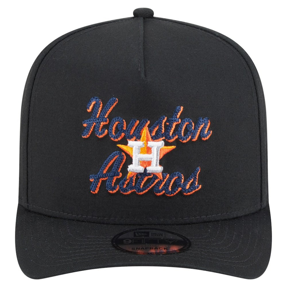Houston Astros New Era Chainstitch 9FIFTY A-Frame Snapback Hat | MLB Sale