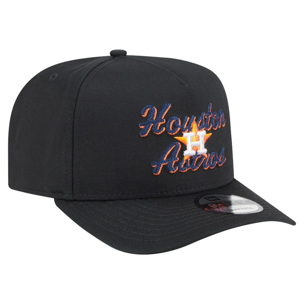 Houston Astros New Era Chainstitch 9FIFTY A-Frame Snapback Hat | MLB Sale
