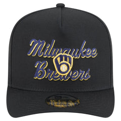 Milwaukee Brewers New Era Chainstitch 9FIFTY A-Frame Snapback Hat | MLB For sale