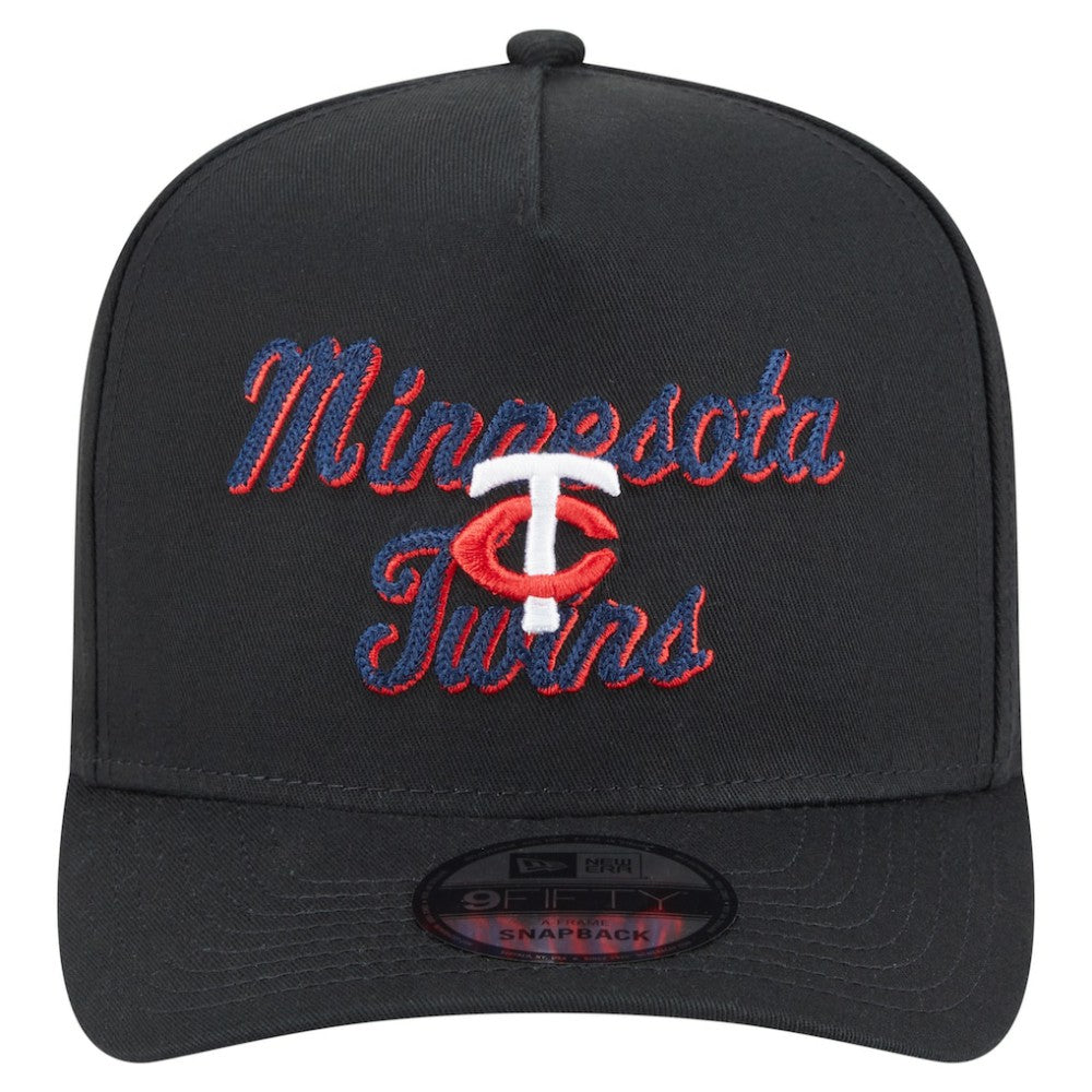 Minnesota Twins New Era Chainstitch 9FIFTY A-Frame Snapback Hat | MLB For sale