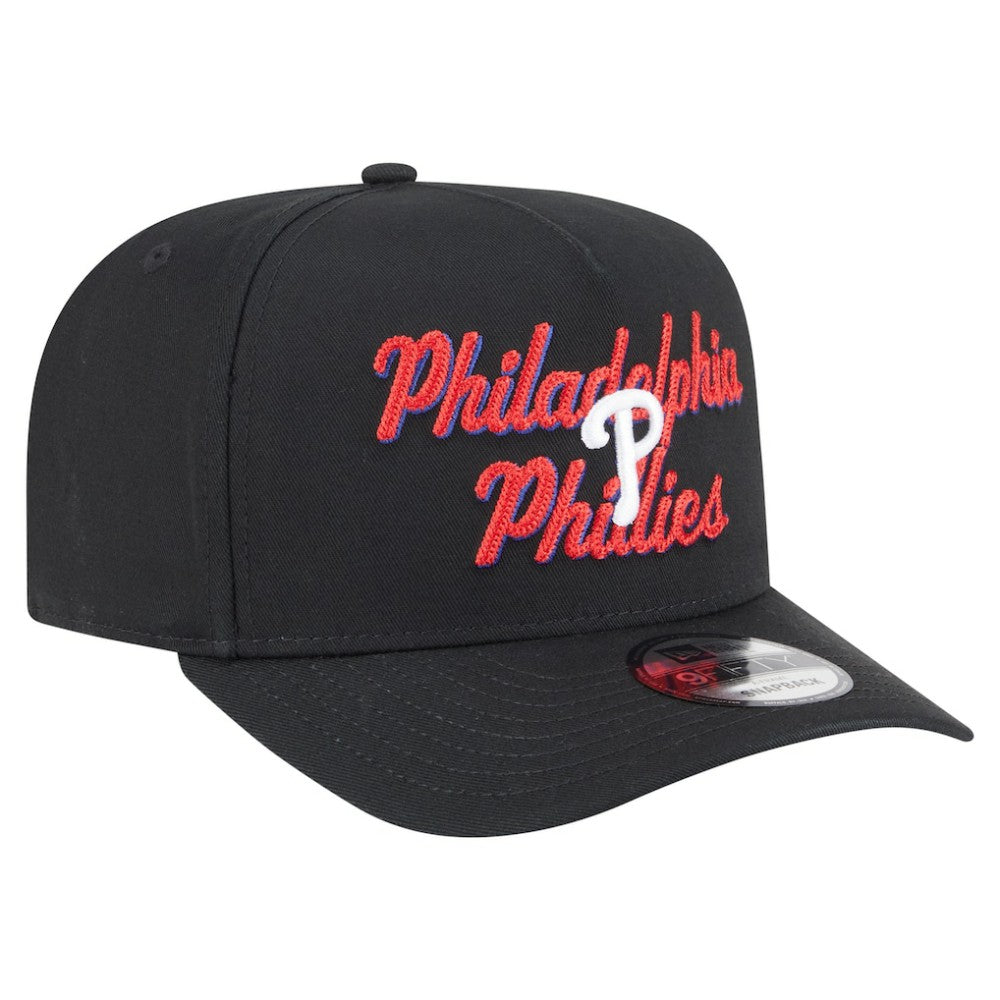 Philadelphia Phillies New Era Chainstitch 9FIFTY A-Frame Snapback Hat | MLB Discount