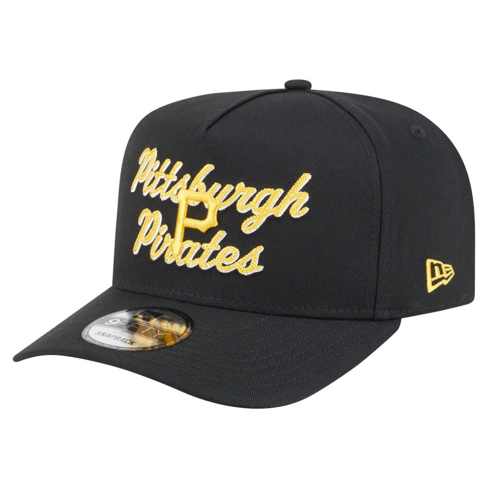 Pittsburgh Pirates New Era Chainstitch 9FIFTY A-Frame Snapback Hat | MLB Sale