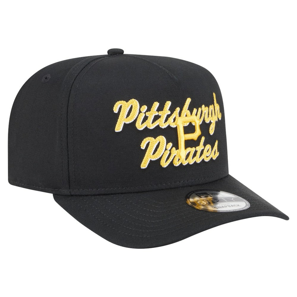 Pittsburgh Pirates New Era Chainstitch 9FIFTY A-Frame Snapback Hat | MLB Sale