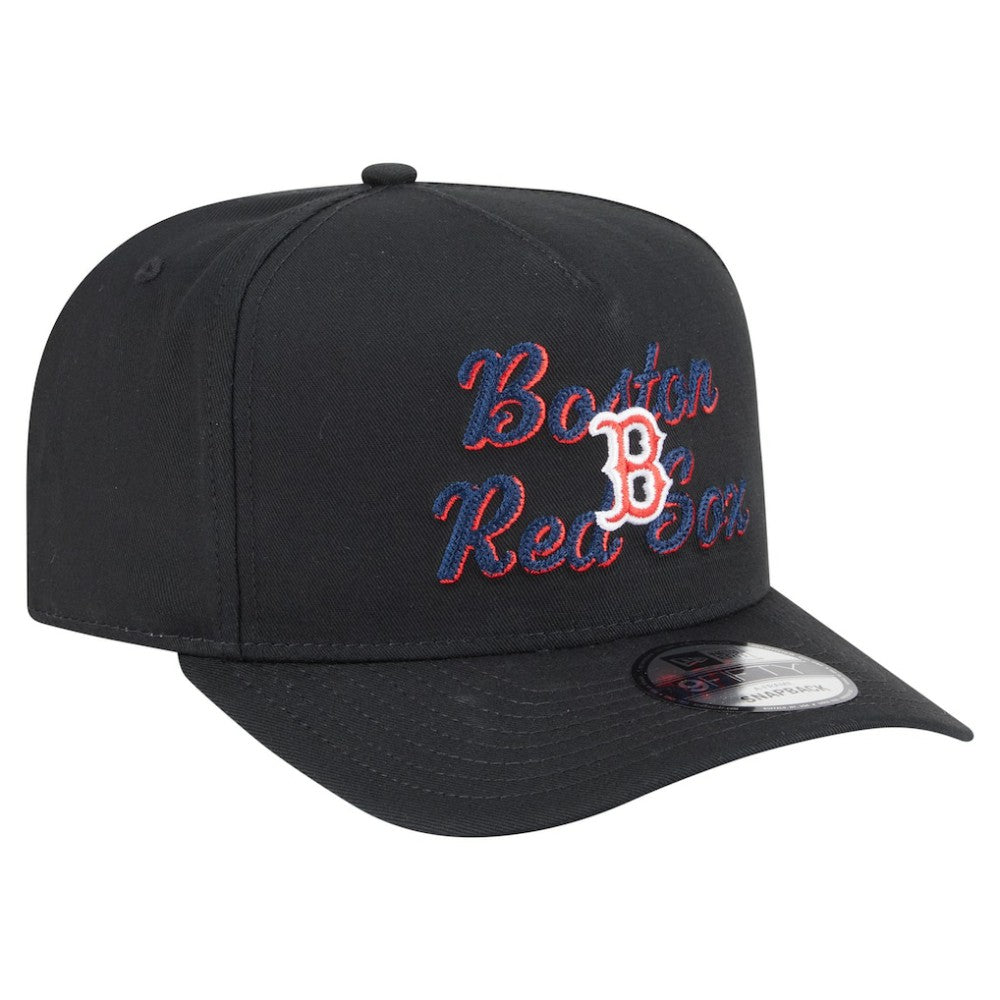 Boston Red Sox New Era Chainstitch 9FIFTY A-Frame Snapback Hat | MLB Shop