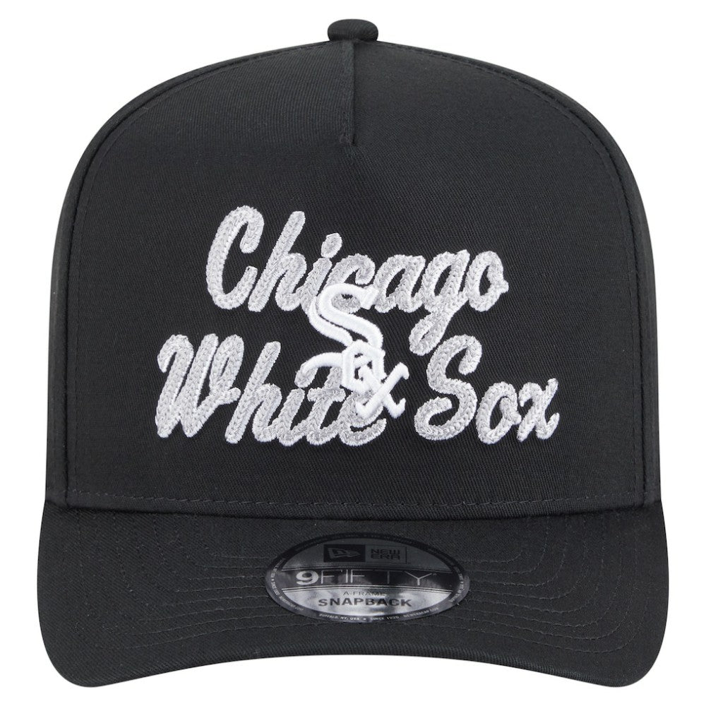 Chicago White Sox New Era Chainstitch 9FIFTY A-Frame Snapback Hat | MLB Outlet