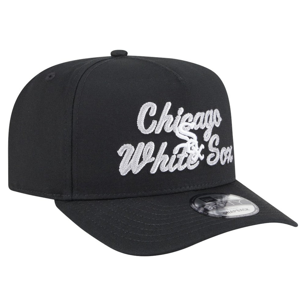 Chicago White Sox New Era Chainstitch 9FIFTY A-Frame Snapback Hat | MLB Outlet