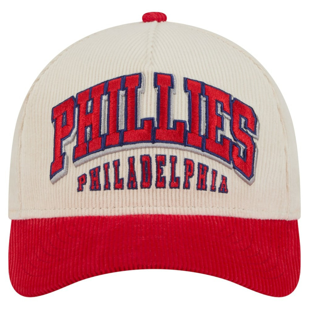 Philadelphia Phillies New Era Sided Corduroy 9FORTY A-Frame Adjustable Hat | MLB US