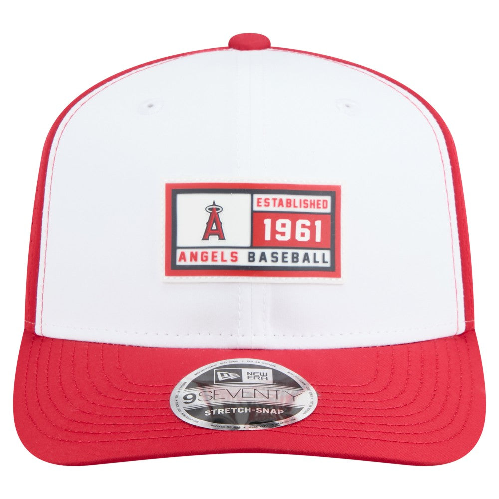 Los Angeles Angels New Era Established Patch 9SEVENTY Adjustable Hat | MLB Sale