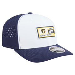 Milwaukee Brewers New Era Established Patch 9SEVENTY Adjustable Hat | MLB On Sale