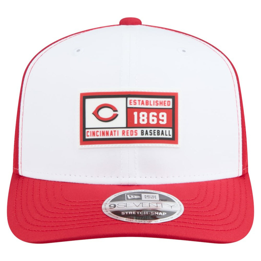 Cincinnati Reds New Era Established Patch 9SEVENTY Adjustable Hat | MLB Discount