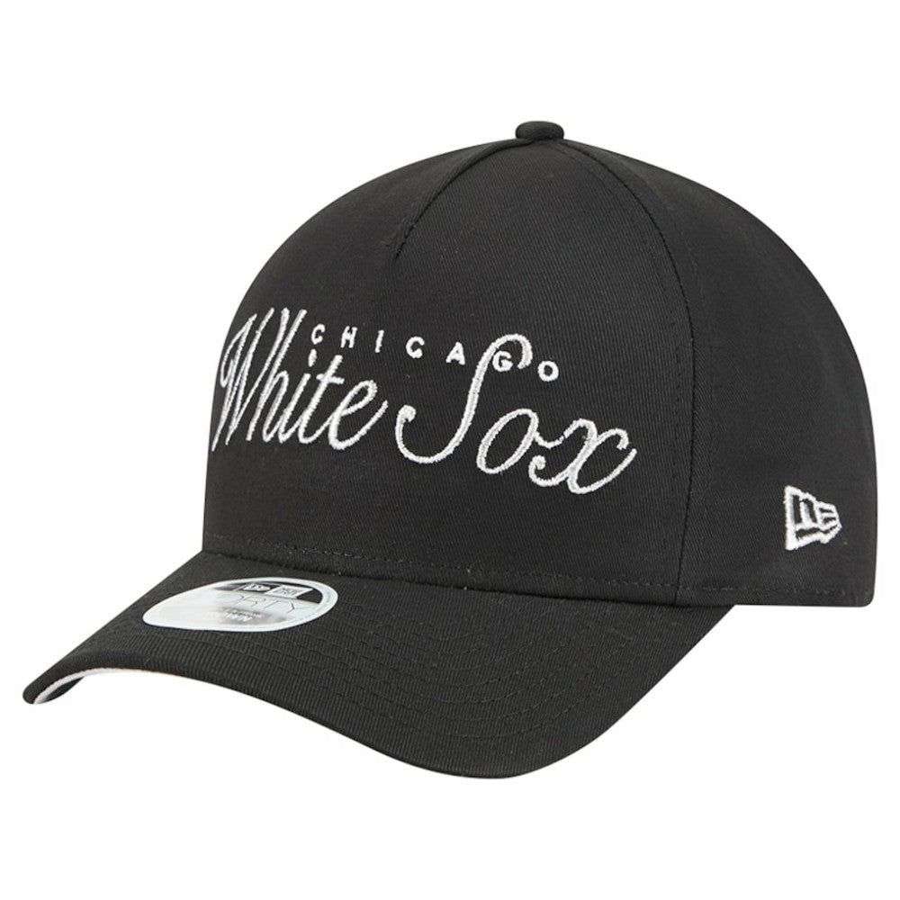 Chicago White Sox New Era Women's Metallic A-Frame 9FORTY Adjustable Hat | MLB For sale
