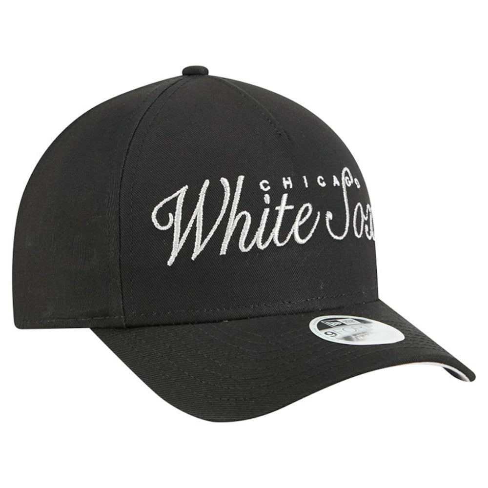 Chicago White Sox New Era Women's Metallic A-Frame 9FORTY Adjustable Hat | MLB For sale