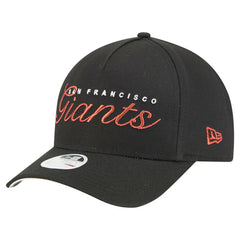 San Francisco Giants New Era Women's Metallic A-Frame 9FORTY Adjustable Hat | MLB On Sale