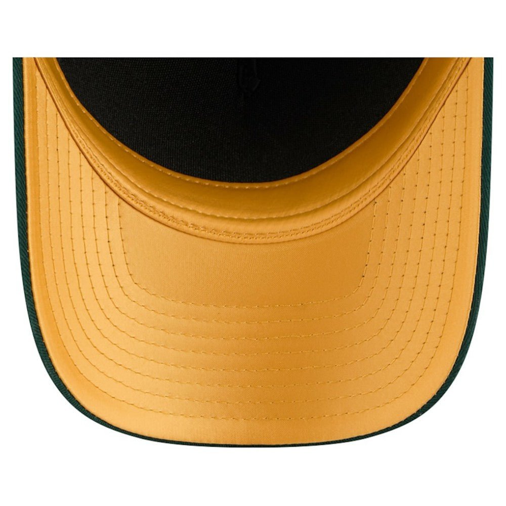 Athletics New Era Women's Metallic A-Frame 9FORTY Adjustable Hat | MLB US