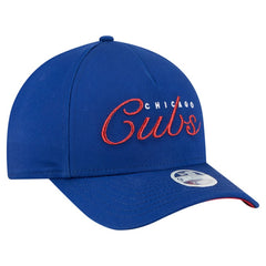 Chicago Cubs New Era Women's Metallic A-Frame 9FORTY Adjustable Hat | MLB Discount