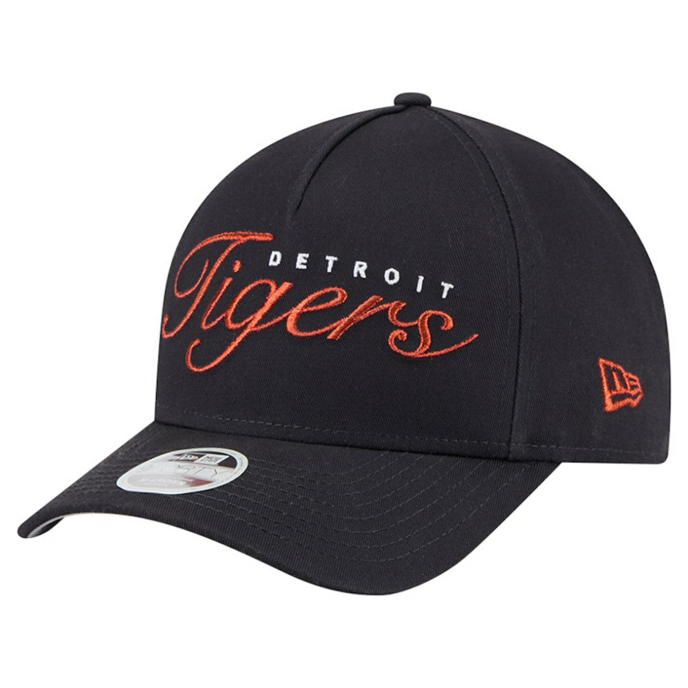 Detroit Tigers New Era Women's Metallic A-Frame 9FORTY Adjustable Hat | MLB New