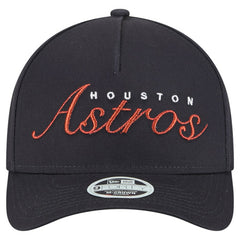 Houston Astros New Era Women's Metallic A-Frame 9FORTY Adjustable Hat | MLB New