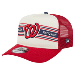 Washington Nationals New Era Banner A-Frame 9FIFTY Trucker Snapback Hat | MLB Near me