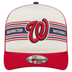 Washington Nationals New Era Banner A-Frame 9FIFTY Trucker Snapback Hat | MLB Near me