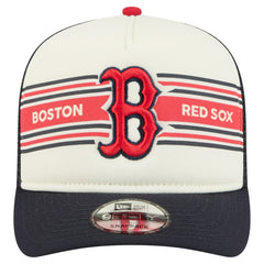 Boston Red Sox New Era Banner A-Frame 9FIFTY Trucker Snapback Hat | MLB Shop